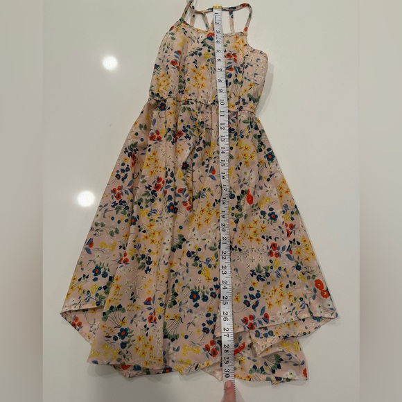 Hayden Girls Multicolor Floral Farmhouse Prairie Dress - Picture 4 of 5